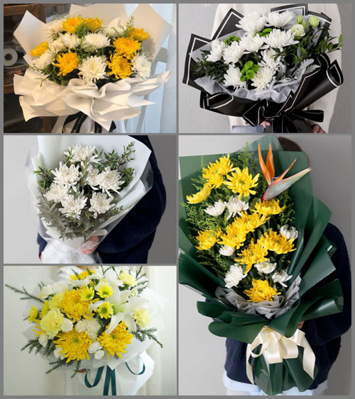贵州黔南州平塘县者密镇沙坡村白事花束代送